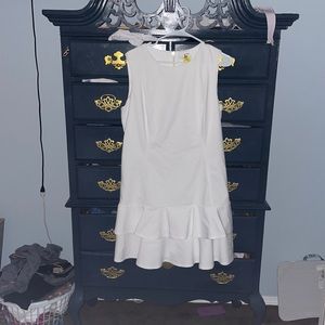 White cocktail dress